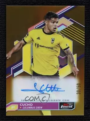 2023 Topps Finest MLS Auto Gold Refractor 30/50 Cucho #A-CU Auto • $29