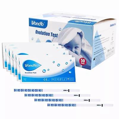 $7.99 • Buy 50 Ovulation Test Strips LH OPK Urine Test Kit With Optimal Sensitivity In US