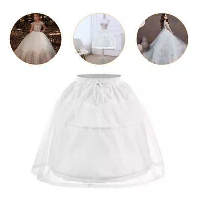  Lolita Dress Underskirt Pettiskirt Petticoat Lace Child Wedding • £15.55