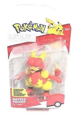 Magmar Pokemon Battle Figure Jazwares Toys 2022 - New Sealed VHTF Fire Type • $19.20