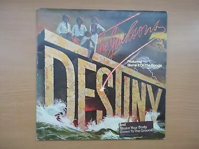 Jacksons 1978 Vinyl LP Destiny Blame Boogie Shake Your Body Michael Jackson • £0.99