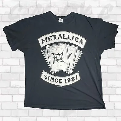 Metallica Band Merch Rock Heavy Metal Men’s T-Shirt XL Vintage Graphic Print Y2K • $24