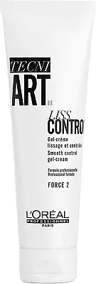 L'Oréal Tecni Art Liss Control &  Smooth Frizziness Gel Cream 150 Ml Uk Seller • £19.10