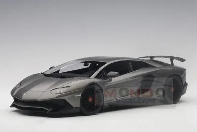 1:18 AUTOART Lamborghini Aventador Lp750-4Sv Superveloce 2015 Grey AA74554 Model • $124.95