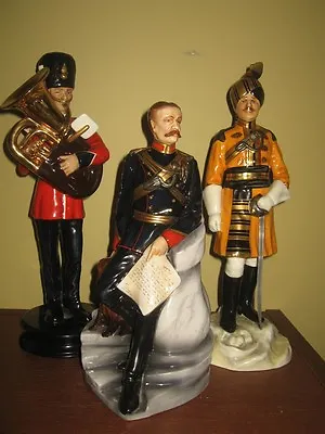 Michael Sutty Porcelain Figurine - 14th Bengal Lancer Officer 1890 With Dog • $399.99