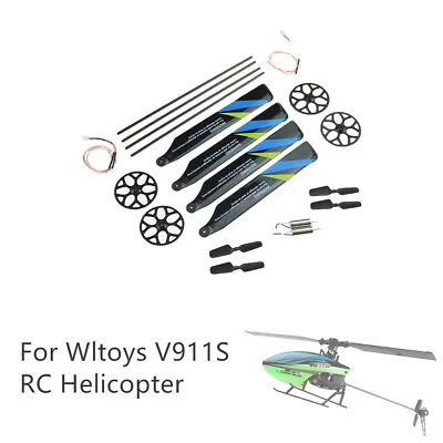 $17.69 • Buy Propellers Tail Motor Gear Tail Rod Accessories For Wltoys V911S RC Helicopter