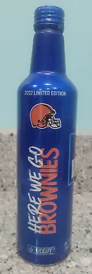 $3.99 • Buy 2022 Cleveland Browns Empty Bud Light 9.5  Beer Can Bottle Here We Go Brownies