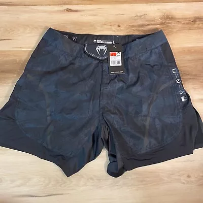 Venum Shorts Mens Large Fightshorts Electron 3.0 Black • $34.88