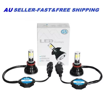 2PC HID 6000k White H11 High Power LED Headlight Bulbs Light Conversion Kit • $20.99