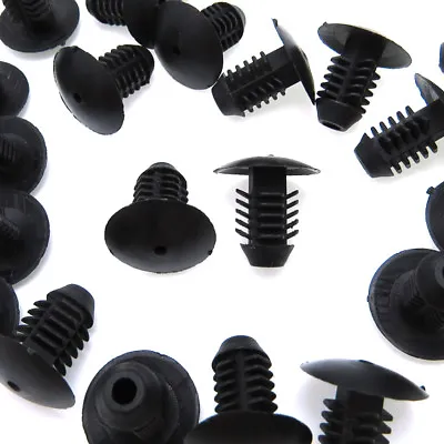 25 Fits 10mm Hole Auto Clip Plastic Rivet X-Mas Tree Fastener Bumper Fender Trim • $9.70