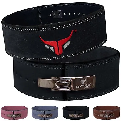 £39.99 • Buy Mytra Fusion Thick 10mm 4  Wider Weight Powerlifting Support Back Lifting Belt 
