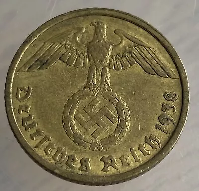 Germany 10 Reichspfennig 1938 B (KM#92) • £9.99