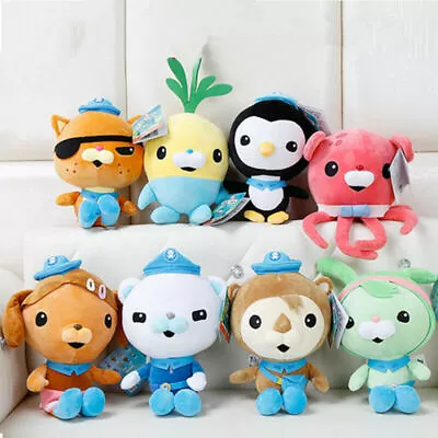 £9.99 • Buy 11  Octonauts Series Animated Character Dolls Plush Toys Kids Birthday Gifts UK