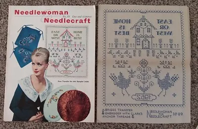 Needlewoman & Needlecraft Magazine - Issue 89 - Embroidery  Knitting & Crochet • £2.50