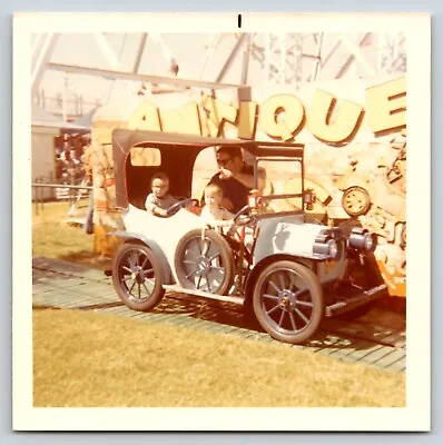 $12.88 • Buy Photograph Amusement Park Ride 1970's Vintage Car Ride Found Photo
