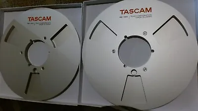 One Pair Metal Tape Reels Tascam Re 1004 Style For 3030 BR 20 34 Etc. • $149