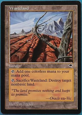 Wasteland Tempest PLD Land Uncommon MAGIC GATHERING CARD (ID# 457661) ABUGames • $22.70