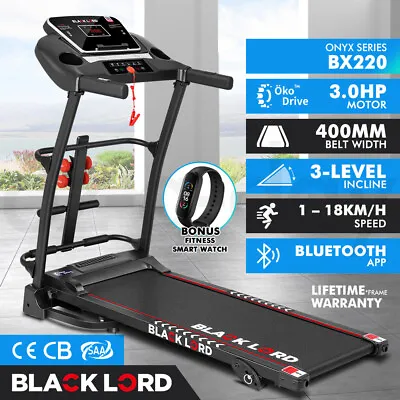 BLACK LORD Treadmill Electric Exercise Machine Run Home Gym Fitness Foldable • $529.95
