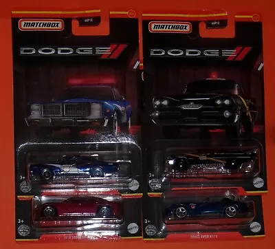 2022 Matchbox Dodge Series Viper Coronet Charger Monaco Police  CHOOSE  • $3.77