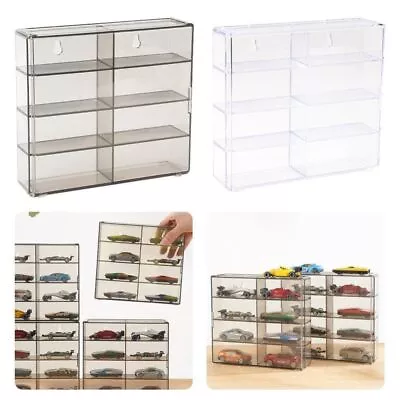 8 Grids Cabinet 1:64 Display Rack Toy Model Cars Display Box  Hotwheels Cars • $24.64