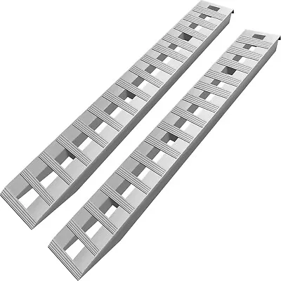 84 X14  Aluminum Ramps 6000Lbs Car Trailer Truck 1 Pair Ramps • $242.99