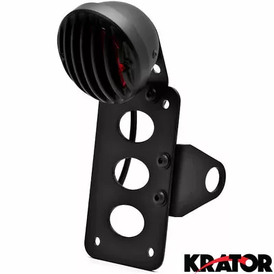 Black Grill Horizontal / Vertical License Plate Relocator Holder Bracket Light • $30.99