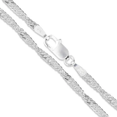 Sterling Silver Chain Singapore Rope Necklace Pure 925 Italy New USA Wholesale • $11.99