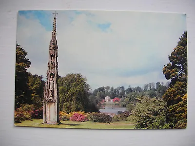 Stourhead Mere - Stourton Church Postcard. (J Arthur Dixon) • £2.79