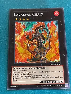 Yugioh Lavalval Chain HA07-EN019 Secret Rare 1st Ed NM • $8.88