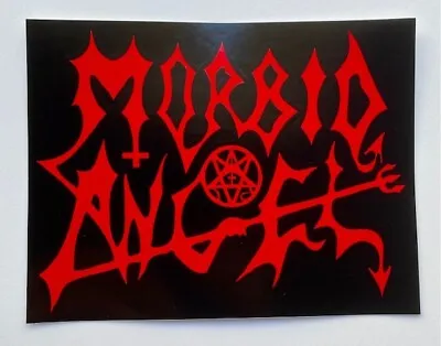 Morbid Angel Sticker Vinyl Decal Car Bumper Window Punk Rock 3.75  X 5  (244) • $3.49