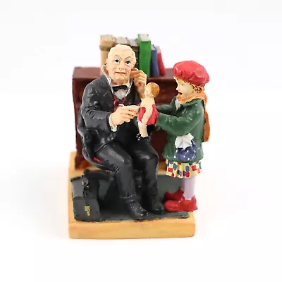 $17.99 • Buy Doctor And Doll By Norman Rockwell Vintage 1998 Dave Grossman Creations Figurine