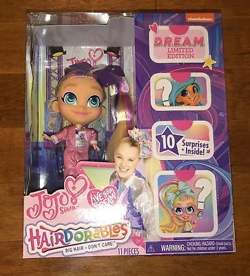 Hairdorables JoJo Siwa Limited Edition D.R.E.A.M. Doll 10 Surprises New • $27.48