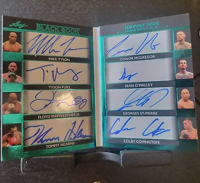 2023 Leaf History Book Bb 8 Auto Tyson Mcgregor Mayweather O'malley St-pierre /4 • $1279