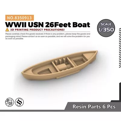 SSMODEL SS8350913 1/350 Model Upgrade Parts WWII USN 26Feet Boat • $6.99