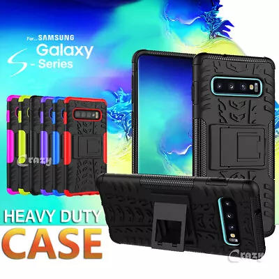 $7.99 • Buy For Samsung Galaxy S9 S9+ S10 Plus S10e Hybrid Shockproof Heavy Duty Case Cover