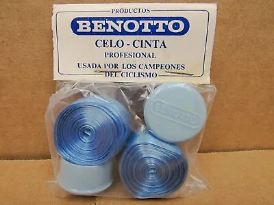 $19.99 • Buy New-Old-Stock Blue Benotto Handlebar Tape (The Original)