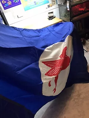 Mobil Oil Pegasus 5X8 Foot Vintage Nylon Flag  • $150