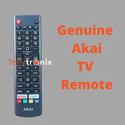 GENUINE Akai TV Remote For Models AK5821S6WOS AK6521S6WOS AK7521S6WOS • $62.95