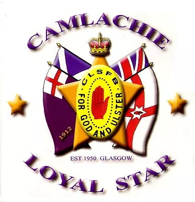 £8 • Buy CAMALACHIE LOYAL STAR FLUTE BAND - For God & Ulster - LOYALIST/ORANGE/ULSTER