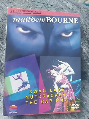 Matthew Bourne Box Set [DVD] [2008] SWAN LAKE The Car Man NUTCRACKER • £6.99