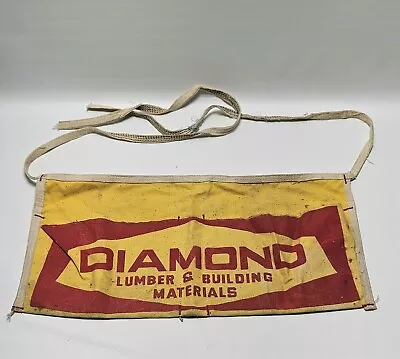 Vintage Original Advertising Nail Apron Diamond  Lumber & Materials • $5.99