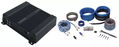 Memphis Audio SE2000.1V2 800 Watt RMS 1-Ohm Car Stereo Mono Amplifier+Amp Kit • $149.95