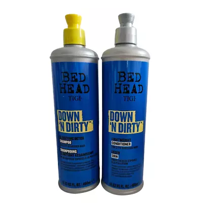 Shampoo/Conditioner Damaged Hair Bed Head Down 'N Dirty Stressed Hair 400ml Duo • £12.48