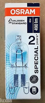 £7.68 • Buy Pack Of 2 OSRAM 66740 230V 40W OVEN Halopin G9 High Temp Bulb