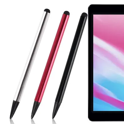 3PCS  2 In 1 Stylus Touch Screen Pen For Touch Screens For IPhone Mobile Laptop • £2.79