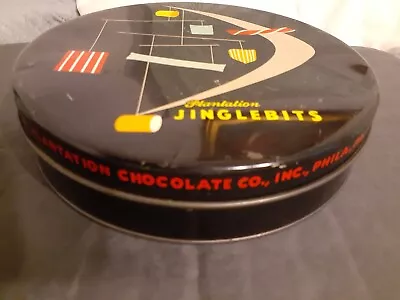 $7 • Buy Vintage MCM Plantation JINGLEBITS Candy Tin Box Philadelphia PA - NICE