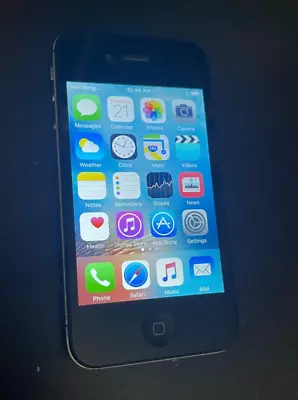 Collectors RARE Apple IPhone 4s - 16GB - Black (Virgin Mobile) A1387 W Box • $39.50