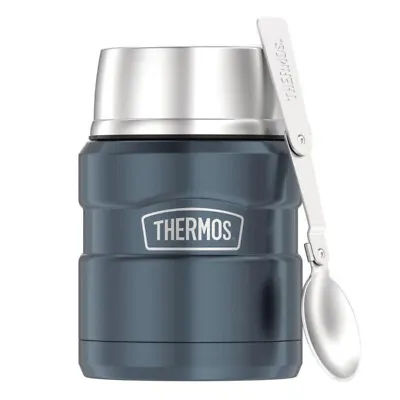 $37.95 • Buy 100% Genuine! THERMOS Stainless King 470 Ml S/S Vacuum Insulated Food Jar Slate!