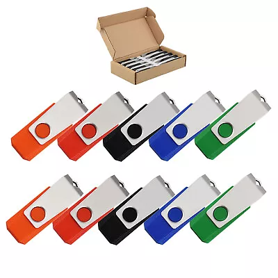 Protable 5/10pcs 1GB 2GB 4GB 8GB 16GB 32GB 64GB USB 2.0 Flash Drive Memory Stick • $12.23