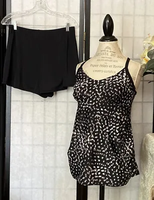 Liz Lange Maternity 2-Piece Bathing Suit Brief-shorts & Tank Top Swim Suit • $20